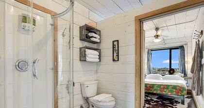 Eco-Friendly Converted Shipping Container Vacation Rental in Round Top, Southeast Texas
