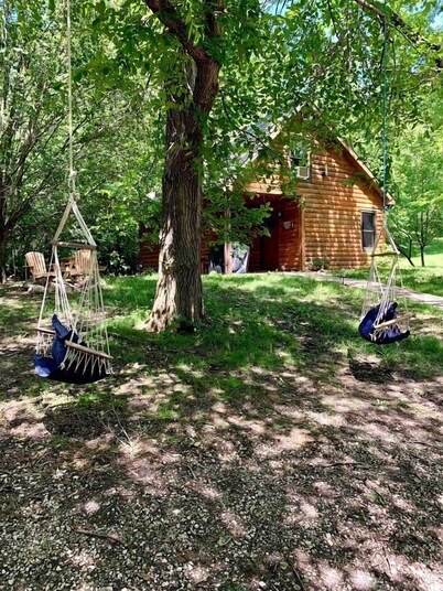Cozy Cabin Rental on Sacred Land Ideal for Glamping in Kansas