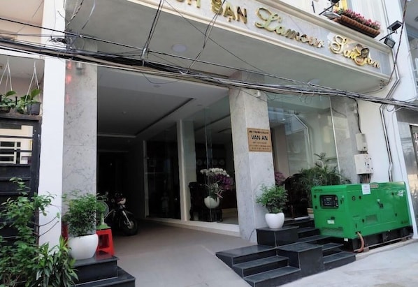 Voorkant van accommodatie