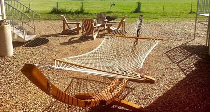 Modern and Rustic Vacation Rental near Round Top Antiques Fair in Southeast Texas