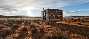 Modern Cubed Cabin Accommodation for a Getaway near the Grand Canyon, Arizona