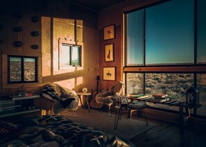 Interior - Modern Cubed Cabin Accommodation for a Getaway near the Grand Canyon, Arizona (Page)