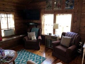 تلفزيون، مدفأة، مشغل دي في دي