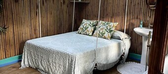 Unique Bamboo Tree House for an Unforgettable Couples Getaway by Lake Conroe, Texas