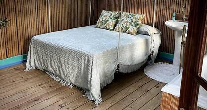 Unique Bamboo Tree House for an Unforgettable Couples Getaway by Lake Conroe, Texas