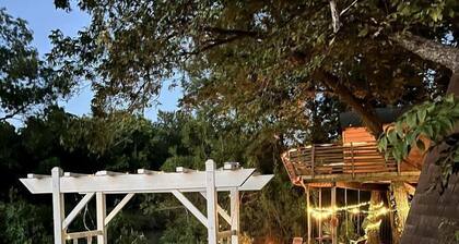 Gorgeous Tree House Rental with Lake Views for Glamping in Texas