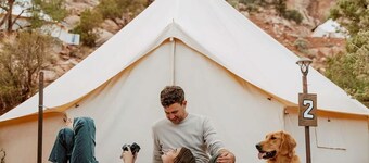 Pet Friendly Dry Tent Near for Glamping near Zion National Park