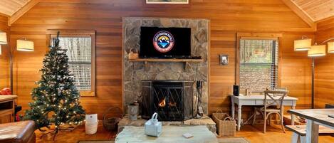 تلفزيون، مدفأة