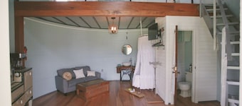 Converted Grain Silo for Unique Glamping Accommodation in Alvin, Illinois