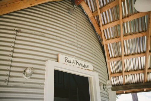 Converted Grain Silo for Unique Glamping Accommodation in Alvin, Illinois