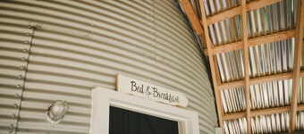 Converted Grain Silo for Unique Glamping Accommodation in Alvin, Illinois