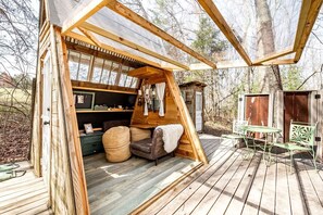 Unclassified image, 2 of 40, button - Off-Grid Experience in Cozy Mini A-Frame in Picturesque Tennessee (Grandview)