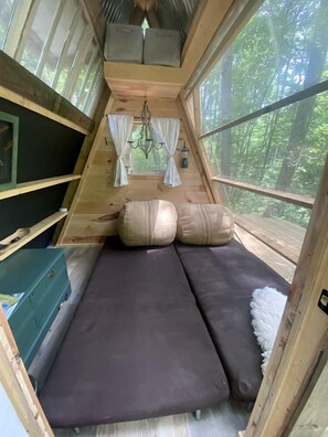 Interior - Off-Grid Experience in Cozy Mini A-Frame in Picturesque Tennessee (Grandview)