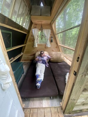 Interior - Off-Grid Experience in Cozy Mini A-Frame in Picturesque Tennessee (Grandview)