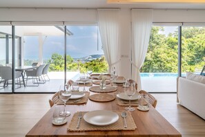 Villa, Patio, Sea View | In-room dining - Brand New 3 bed Sea View Villa - KBR31 (Koh Samui)