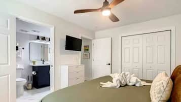 2 chambres, fer et planche à repasser, Wi-Fi gratuit, draps fournis