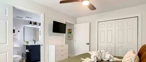 2 soveværelser, strygejern/strygebræt, gratis Wi-Fi, sengetøj