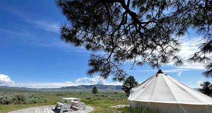 Gorgeous Bell Tent Retreat in Hot Spings, Montana