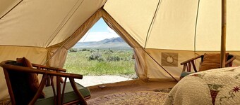 Gorgeous Bell Tent Retreat in Hot Spings, Montana