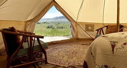 Gorgeous Bell Tent Retreat in Hot Spings, Montana