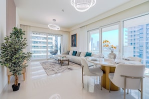 Living area - Grand Bleu Residences - Dubai Harbour (Dubai)