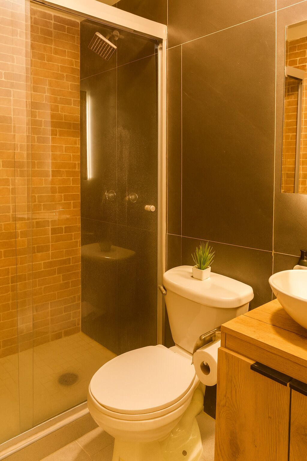 Eco-friendly toiletries, hair dryer, towels, soap