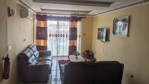 Deluxe studio, balkon | Woonruimte