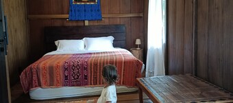 A traditional wooden house far from the rat race in the real Bali.