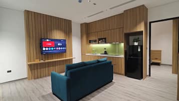 Superior-Apartment, 2 Schlafzimmer | Wohnbereich