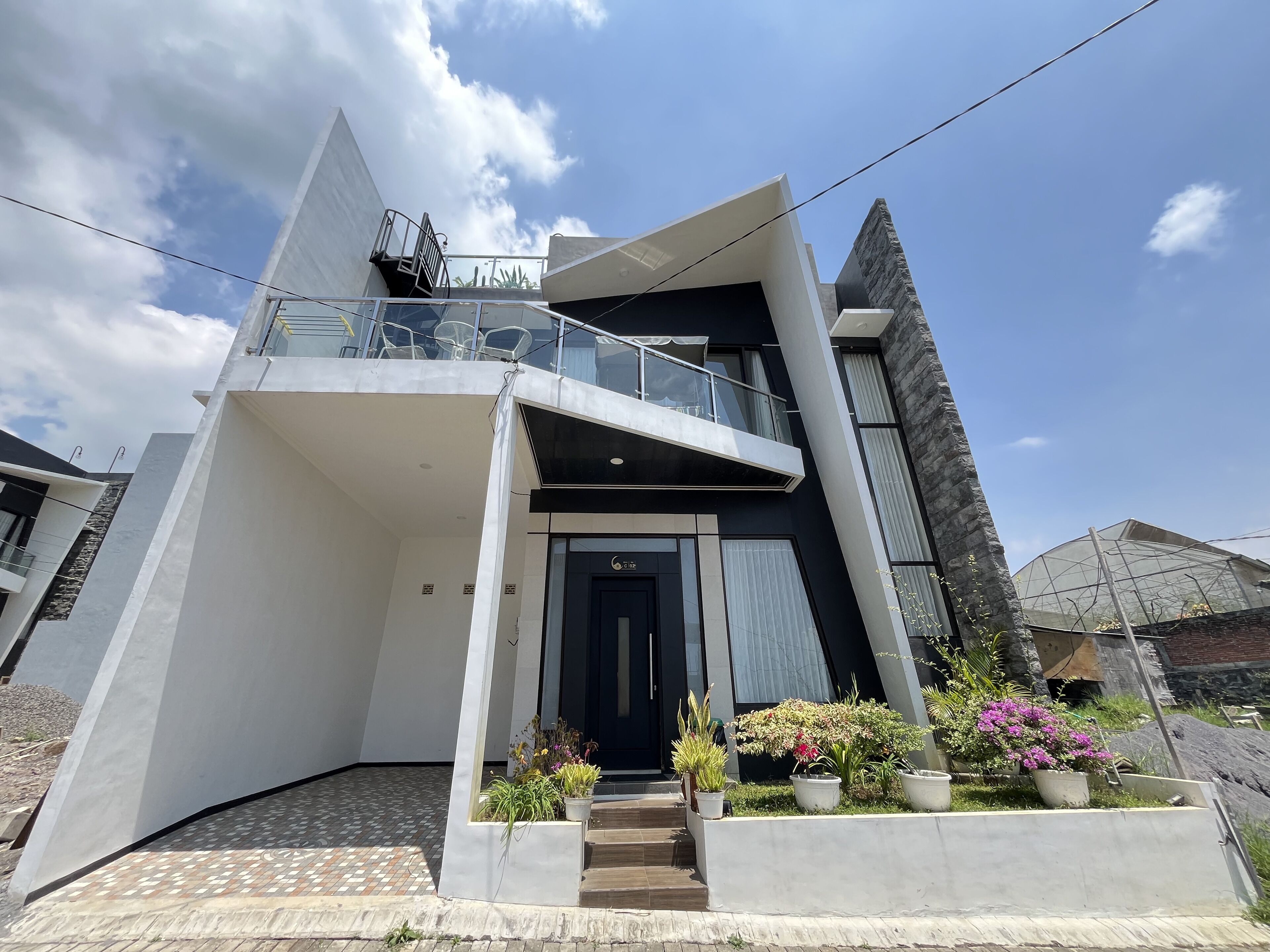 精品别墅, 阳台, 山景 | 露台