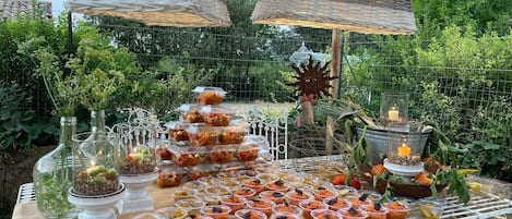 Daily full breakfast (EUR 12 per person)