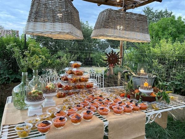 Daily full breakfast (EUR 12 per person)