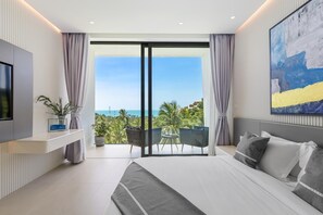 Villa, Balcony, Sea View | In-room safe, iron/ironing board, free WiFi, bed sheets