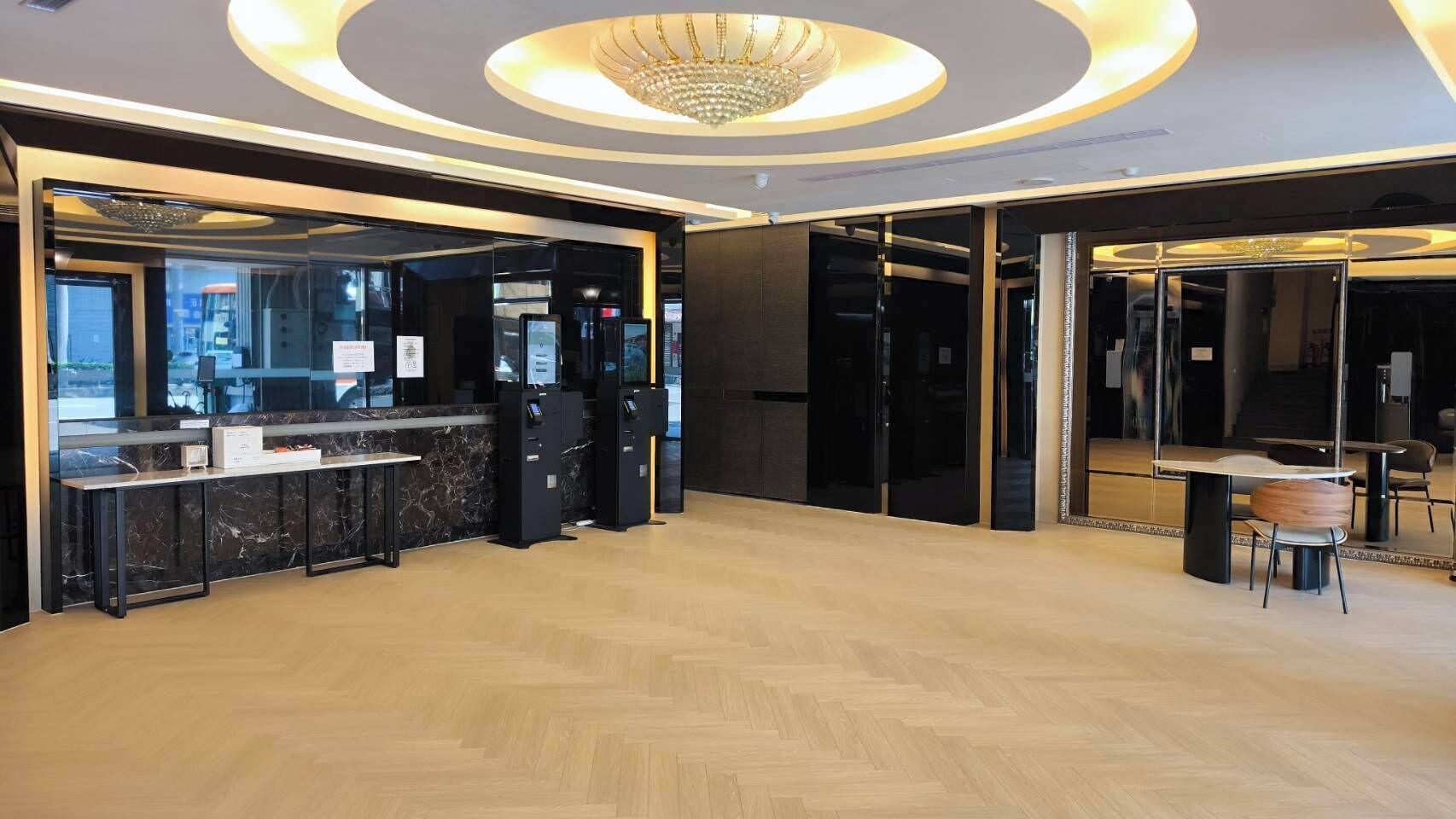 Sitteområde i lobbyen