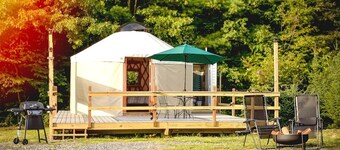 Roan Mountain Glamping Yurt, Ideal to Hike the Appalachian Trail