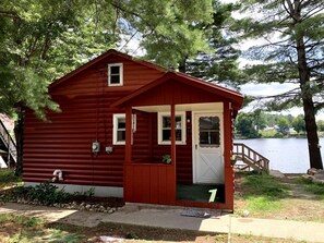 Exterior - Cozy Lakefront Cabin Perfect for a Family Getaway in Wells, NY (Wells)