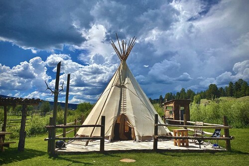 Tres Piedras Glamping Tipis for a Nature Escape near Taos