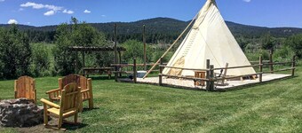 Tres Piedras Glamping Tipis for a Nature Escape near Taos