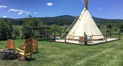 Tres Piedras Glamping Tipis for a Nature Escape near Taos
