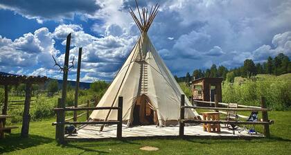 Tres Piedras Glamping Tipis for a Nature Escape near Taos