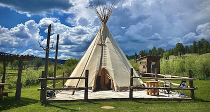 Tres Piedras Glamping Tipis for a Nature Escape near Taos