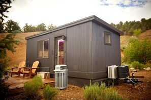 Exterior - Rainbow Tiny Home with View & Hot Tub near Hot Springs, El Prado, NM (El Prado)
