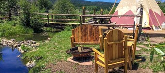 Cute Tipi in Tres Piedras for New Mexico Glamping Escapes