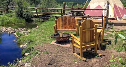 Cute Tipi in Tres Piedras for New Mexico Glamping Escapes