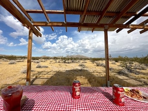 Vue depuis l’hébergement