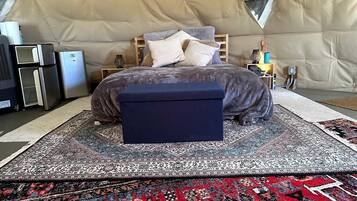 1 quarto, roupa de cama