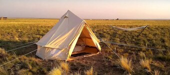 Remote Bell Tent with Spectacular Landscapes in Arizona