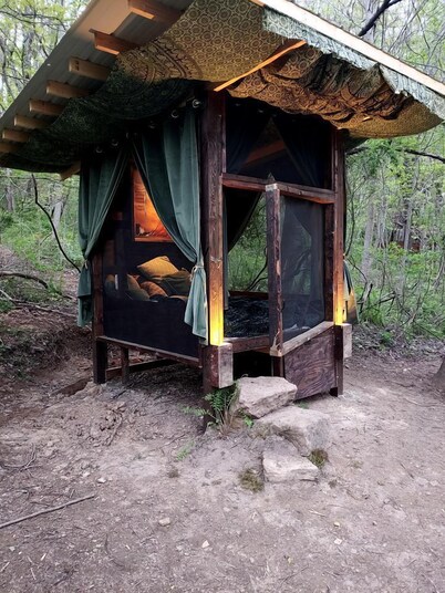 Romantic Escapes with Dinner Included in Cozy Nests for Glamping in West Baden Springs, Indiana