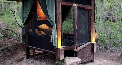 Romantic Escapes with Dinner Included in Cozy Nests for Glamping in West Baden Springs, Indiana