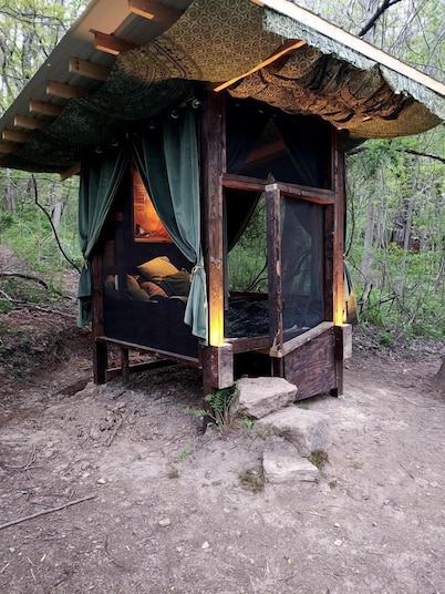 Romantic Escapes with Dinner Included in Cozy Nests for Glamping in West Baden Springs, Indiana
